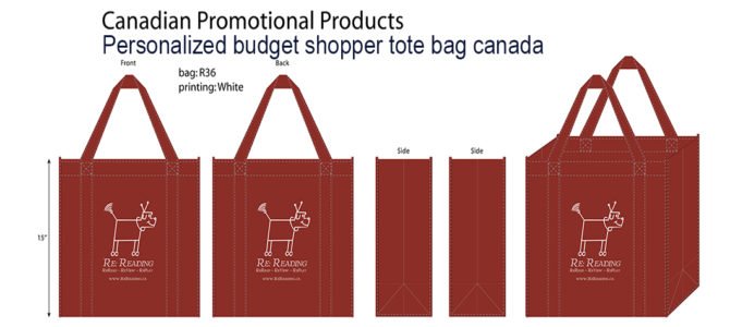 Personalized budget shopper tote bag canada Personalized budget shopper tote bag canada