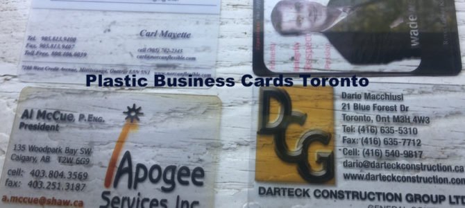 Clear Plastic Business Cards Toronto Clear Plastic Business Cards Toronto